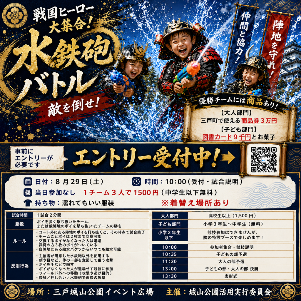 水鉄砲バトル詳細