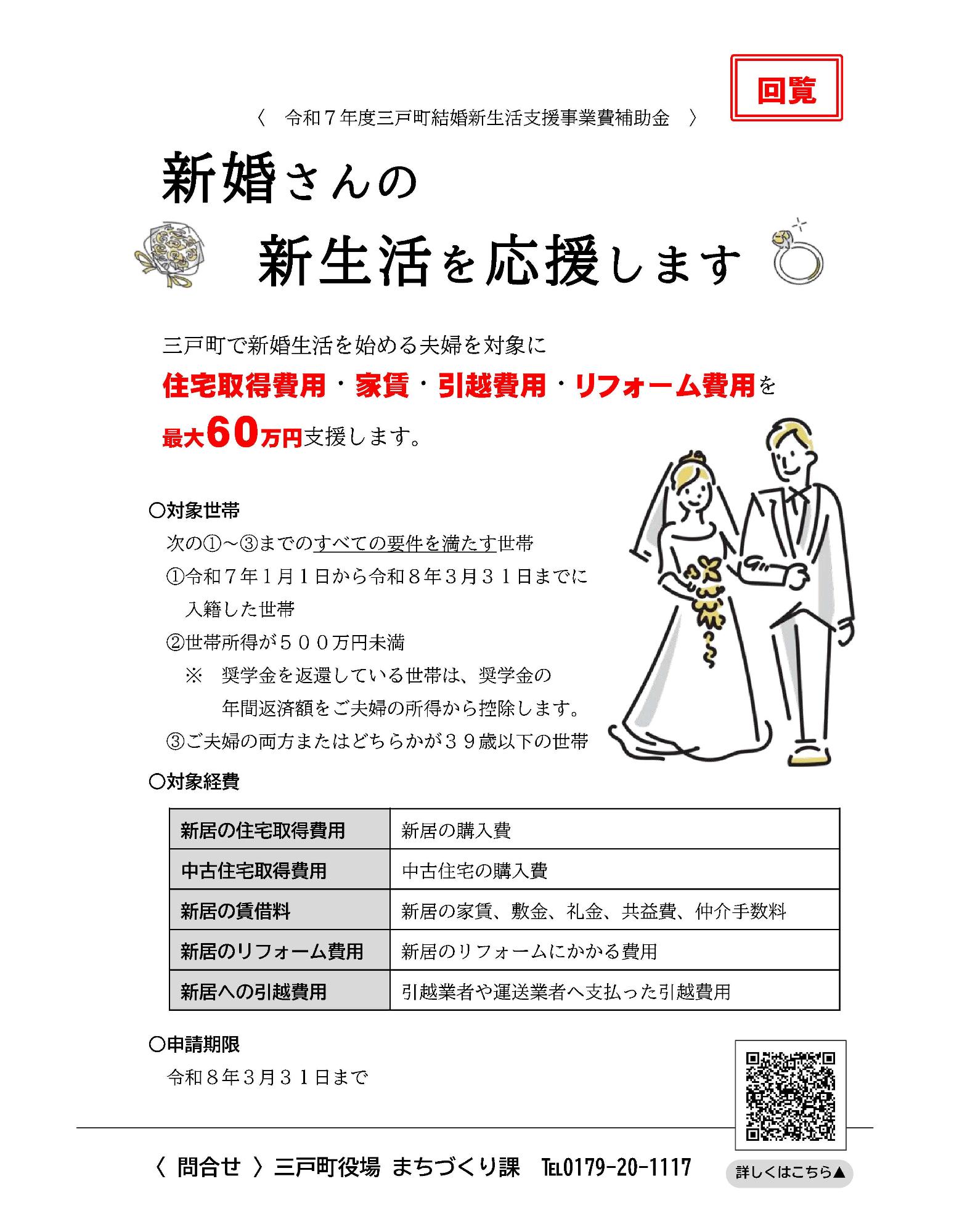 結婚新生活支援事業費補助金