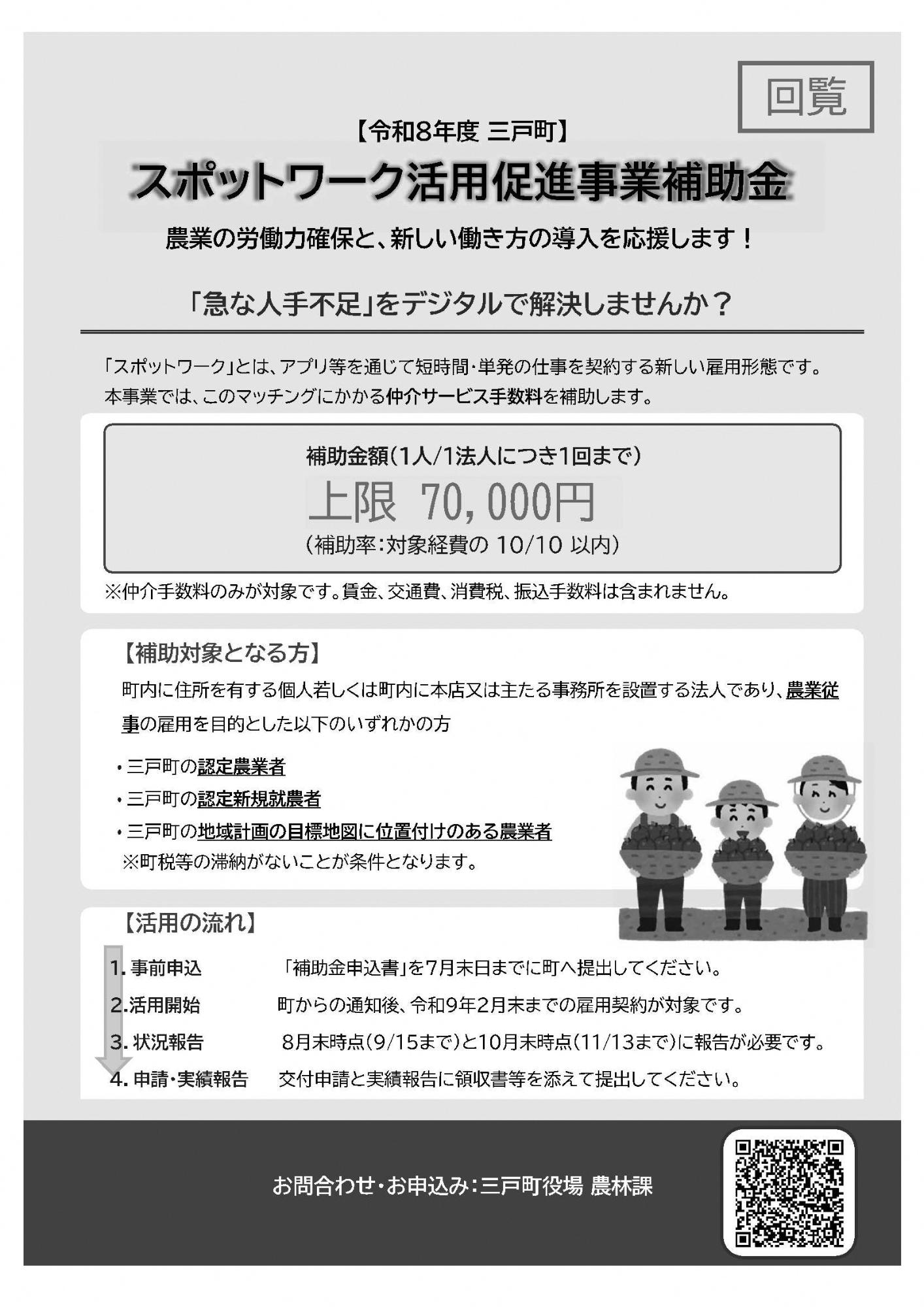 令和8年スポットワーク補助金